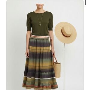 Sugar lips Elegant Multicolor A-Line Skirt